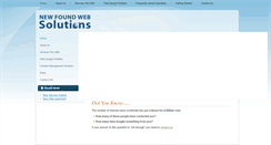 Desktop Screenshot of newfoundwebsolutions.net