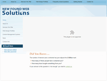 Tablet Screenshot of newfoundwebsolutions.net